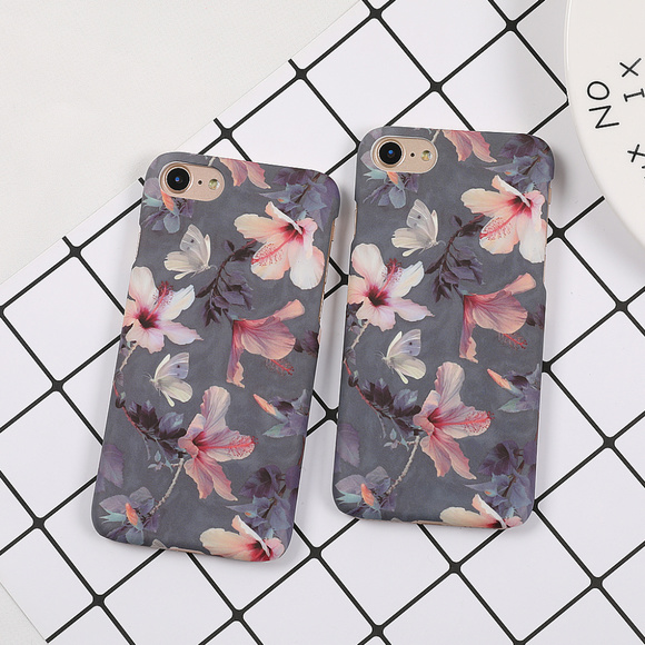 Accessories - NEW iPhone X/XS/78+ Floral Peach iPhone case